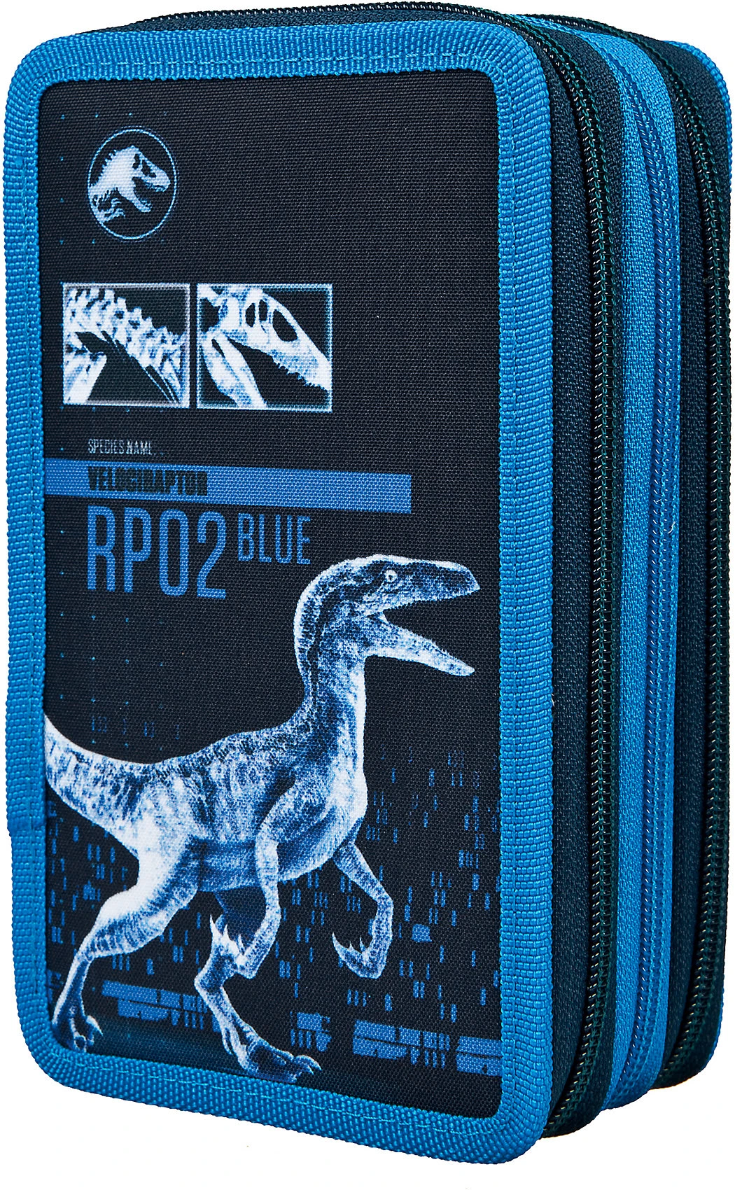 Scooli Triple-Federmäppchen Jurassic World, Befüllt, 30-tlg. 1 Scooli Triple-Federmäppchen Jurassic World, Befüllt, 30-tlg.