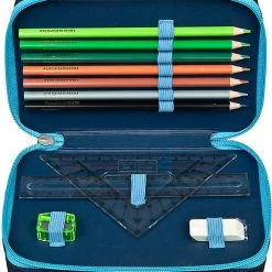 Scooli Triple-Federmäppchen Shark Alarm, Befüllt, 30-tlg. 8 Scooli Triple-Federmäppchen Shark Alarm, Befüllt, 30-tlg. -Yeaz Geschäft scooli triple federmappchen shark alarm befullt 30 tlg 2