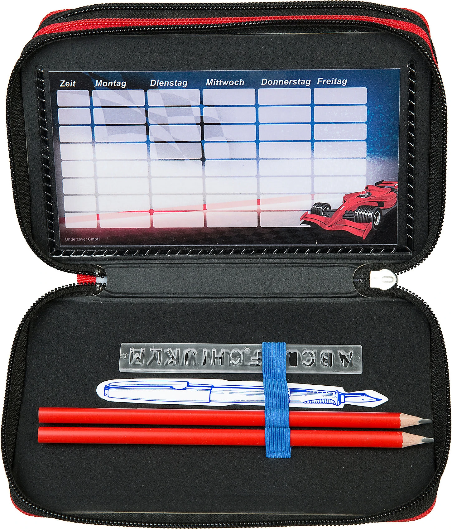 Scooli Triple-Federmäppchen Speed Racer, Befüllt, 30-tlg. 5 Scooli Triple-Federmäppchen Speed Racer, Befüllt, 30-tlg. – Bild 5