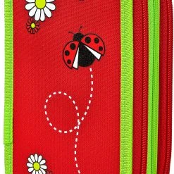 Scooli Triple-Federmäppchen Sweet Beetle, Befüllt, 30-tlg.