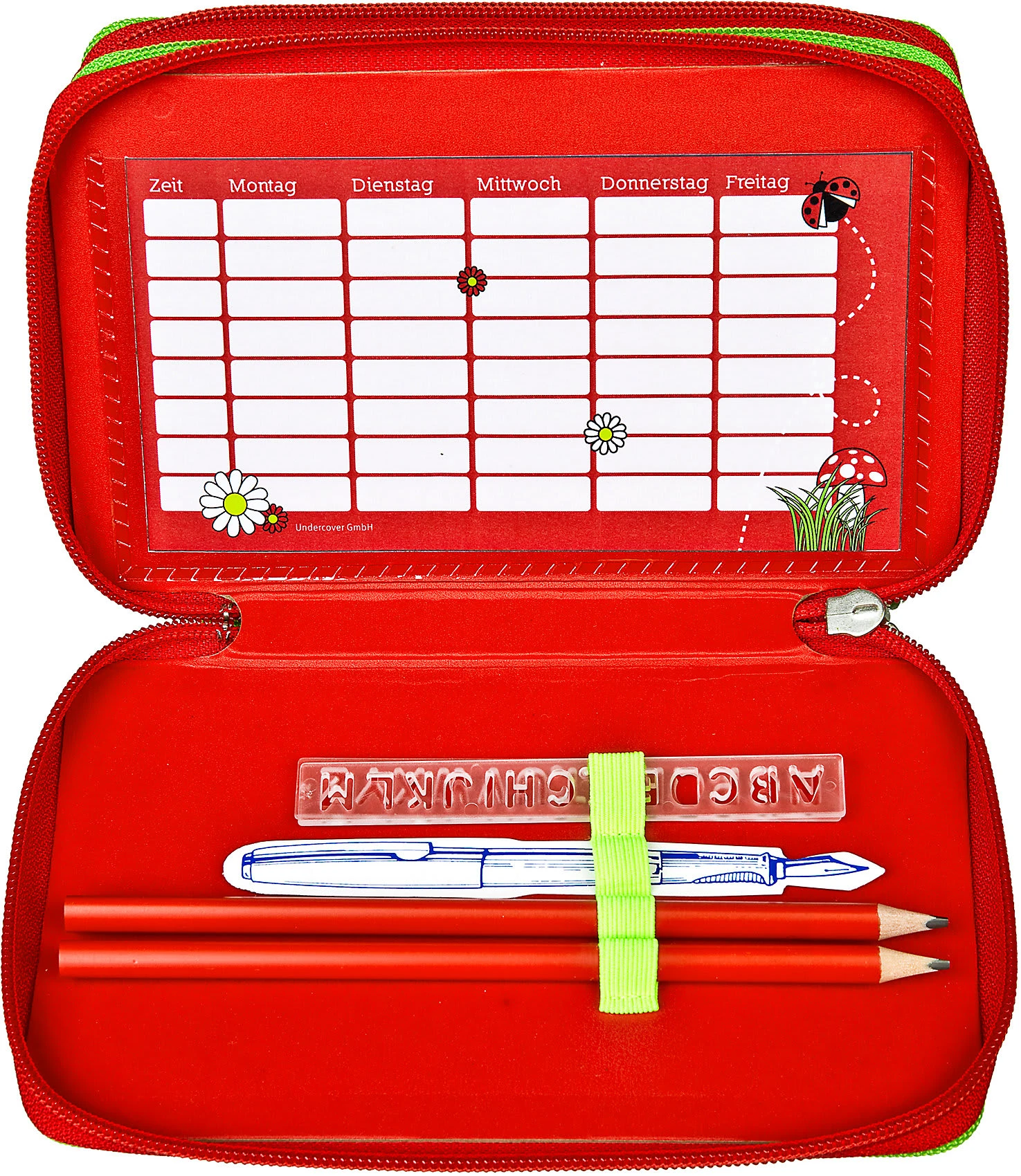 Scooli Triple-Federmäppchen Sweet Beetle, Befüllt, 30-tlg. 5 Scooli Triple-Federmäppchen Sweet Beetle, Befüllt, 30-tlg. – Bild 5