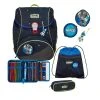 Scout Alpha Black Galaxy Schulranzen In 4-teiliges Set Schwarz/blau
