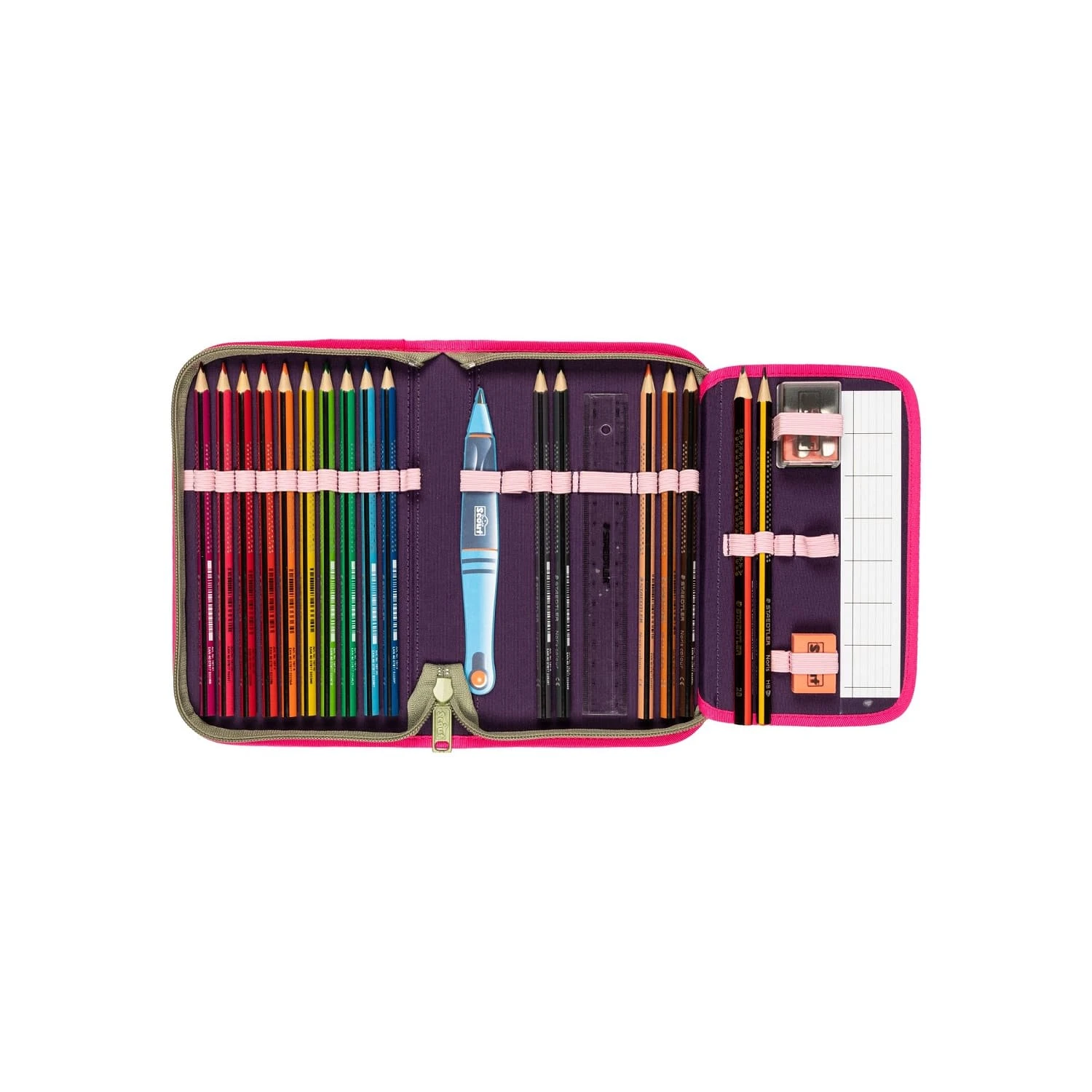 Scout Alpha DIN Pink Cherry Schulranzen 4-teiliges Set In Pink/grau 8 Scout Alpha DIN Pink Cherry Schulranzen 4-teiliges Set In Pink/grau – Bild 8