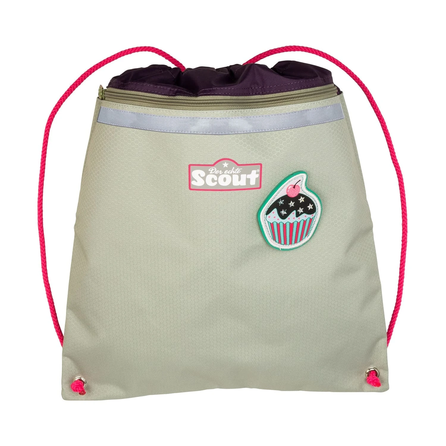 Scout Alpha DIN Pink Cherry Schulranzen 4-teiliges Set In Pink/grau 10 Scout Alpha DIN Pink Cherry Schulranzen 4-teiliges Set In Pink/grau – Bild 10