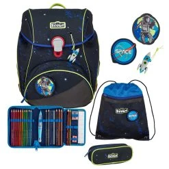 Scout Alpha Schulranzen-Set 4tlg. In Black Galaxy