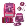Scout Genius DIN Pink Horse Grundschulranzen 4-teiliges Set In Pink/rosa