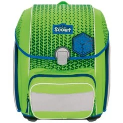 Scout Genius Neon Safety DIN Schulranzen-Set 4-teilig In Green Gecko -Yeaz Geschäft scout genius neon safety din schulranzen set 4 teilig in green gecko 1