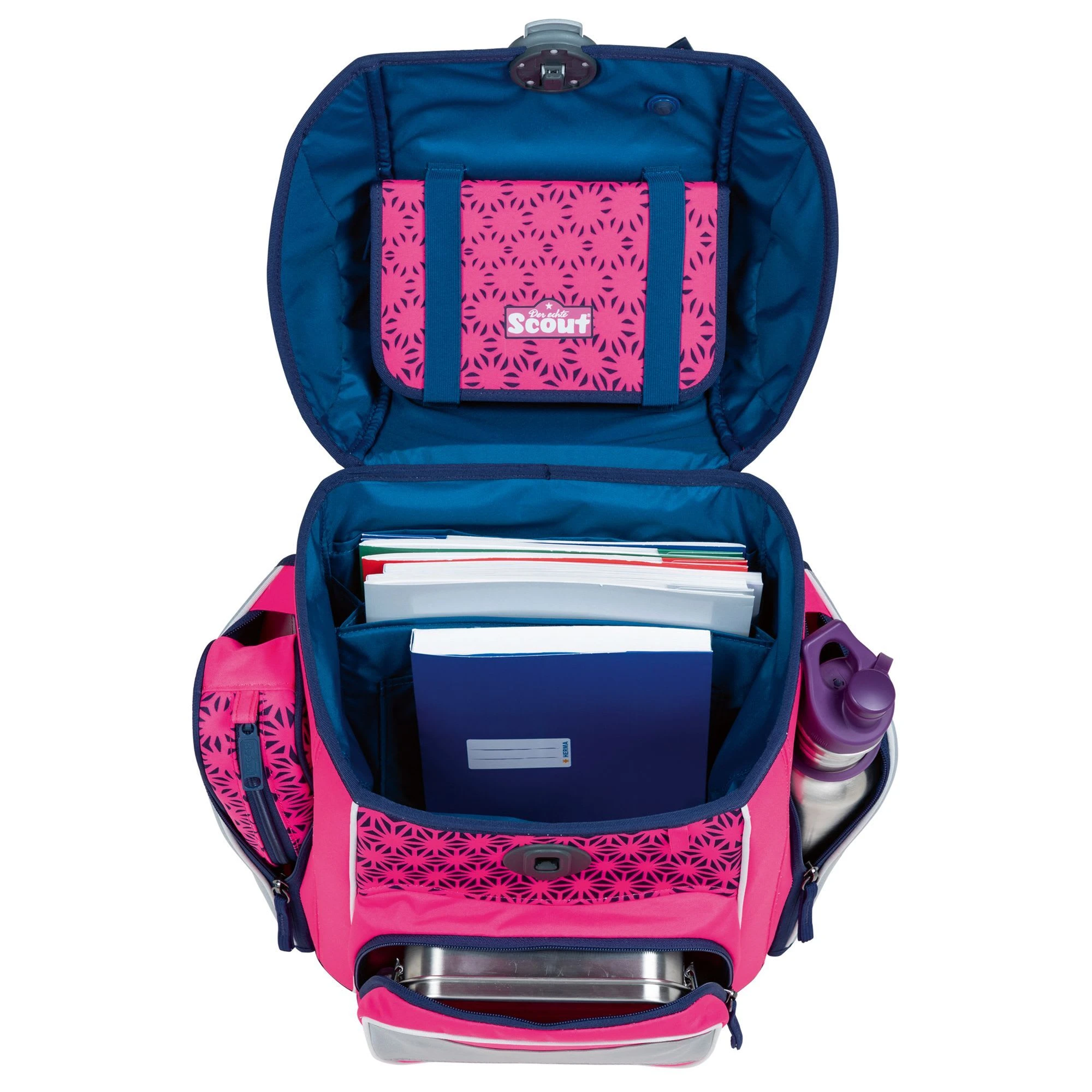 Scout Genius Neon Safety DIN Schulranzen-Set 4-teilig In Pink Glow 5 Scout Genius Neon Safety DIN Schulranzen-Set 4-teilig In Pink Glow – Bild 5