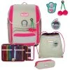 Scout Genius Schulranzen-Set 4tlg. In Pink Cherry