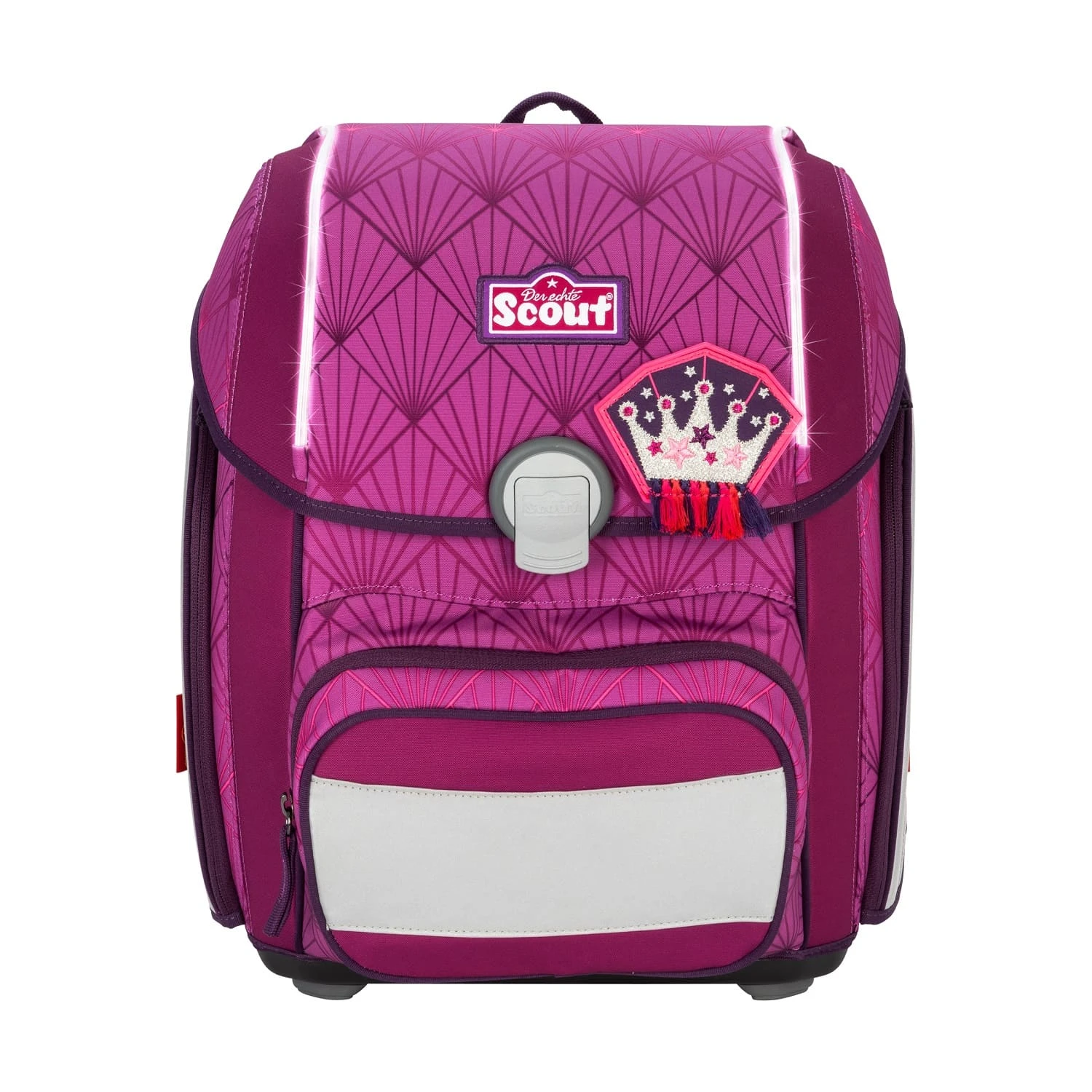 Scout Rucksack Genius Exklusiv Safety Light Diamond Princess 5-teiliges Set In Pink 2 Scout Rucksack Genius Exklusiv Safety Light Diamond Princess 5-teiliges Set In Pink – Bild 2