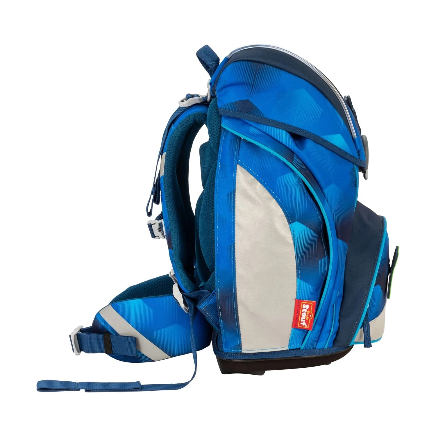 Scout Schulrucksack Alpha Exklusiv Safety Light Funny Freaks 5-teiliges Set In Blau 3 Scout Schulrucksack Alpha Exklusiv Safety Light Funny Freaks 5-teiliges Set In Blau – Bild 3