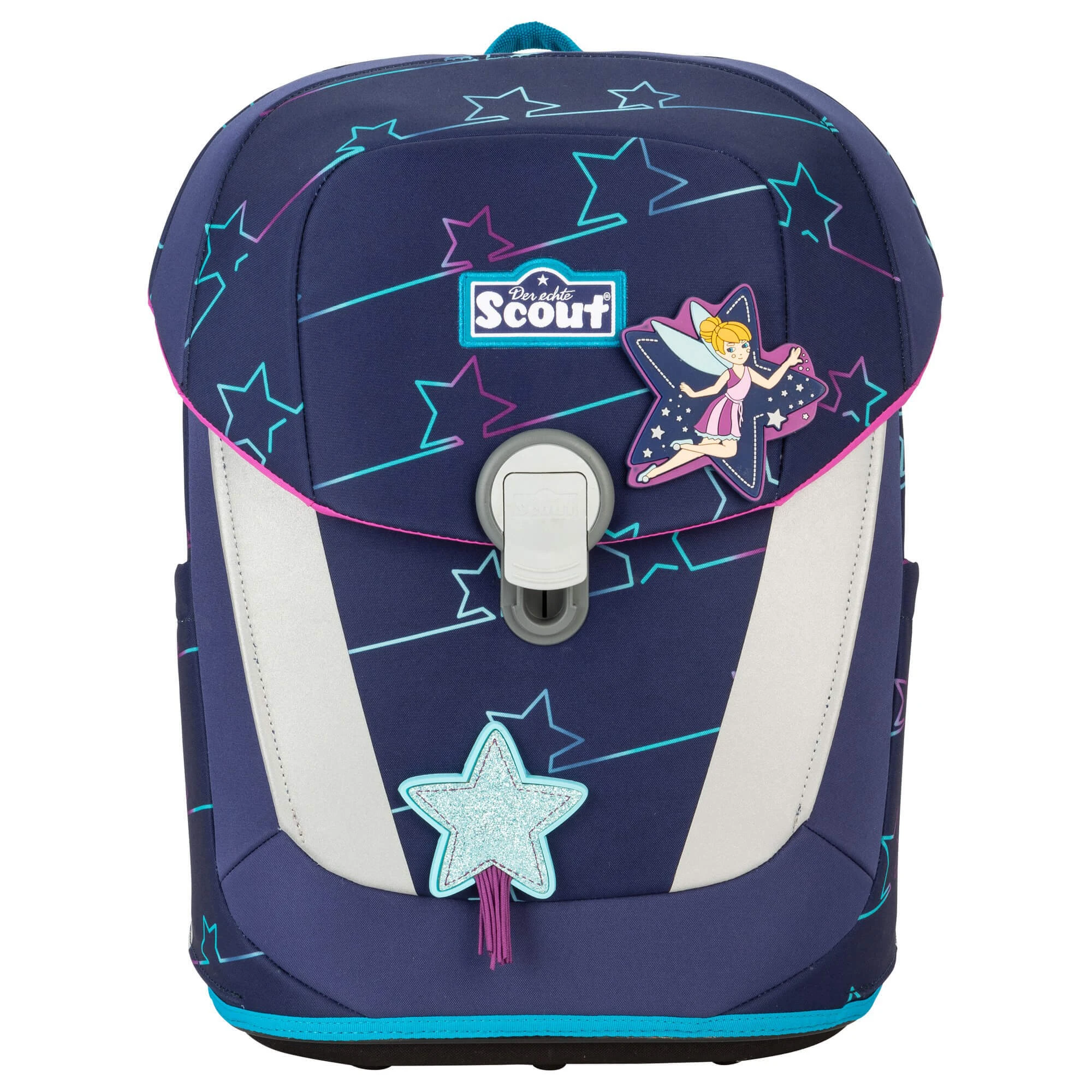 Scout Sunny II Extra Light - Schulranzen Set 4tlg. In Blue Star 2 Scout Sunny II Extra Light - Schulranzen Set 4tlg. In Blue Star – Bild 2