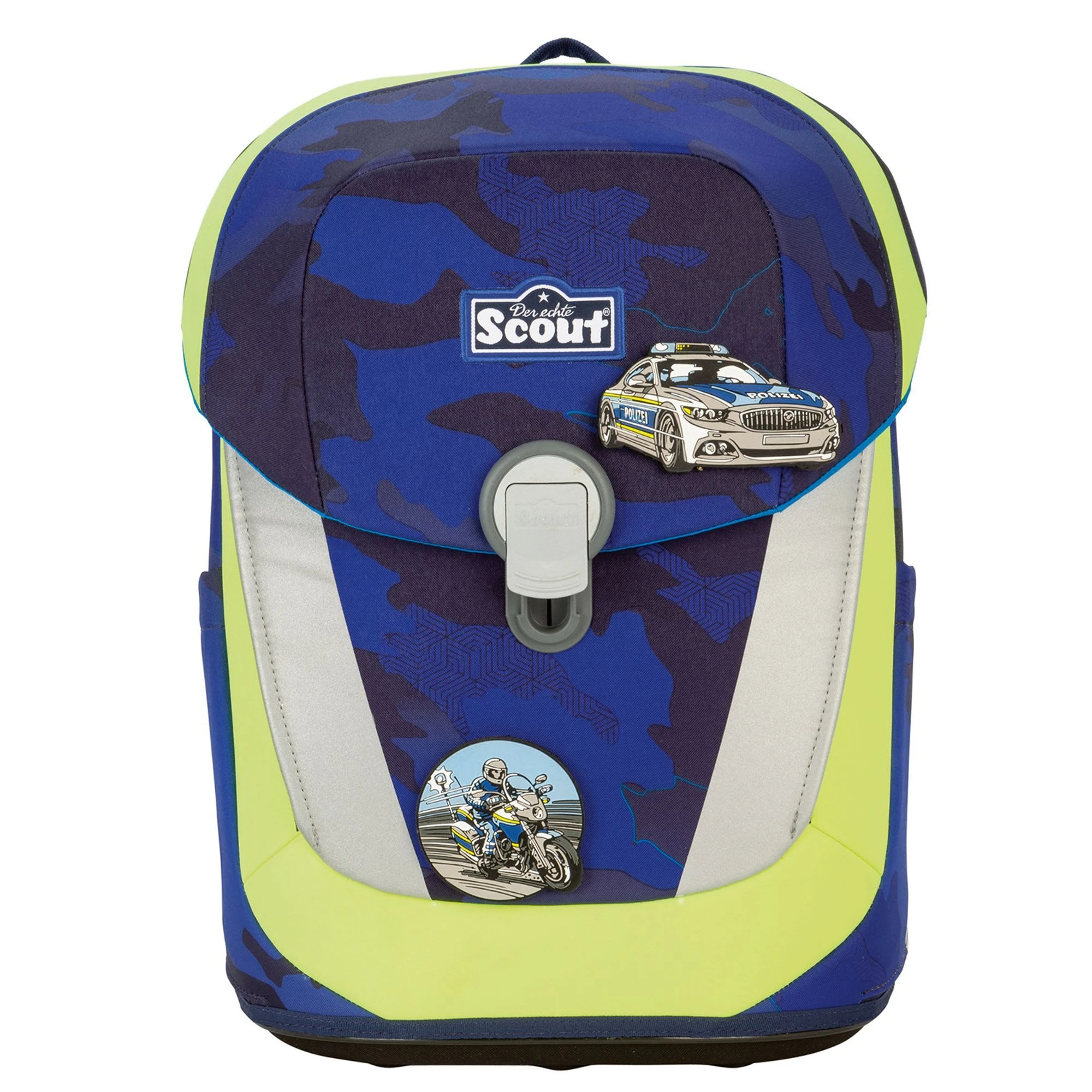 Scout Sunny II Lightweight Schulranzen-Set 4tlg. In Blue Police 2 Scout Sunny II Lightweight Schulranzen-Set 4tlg. In Blue Police – Bild 2