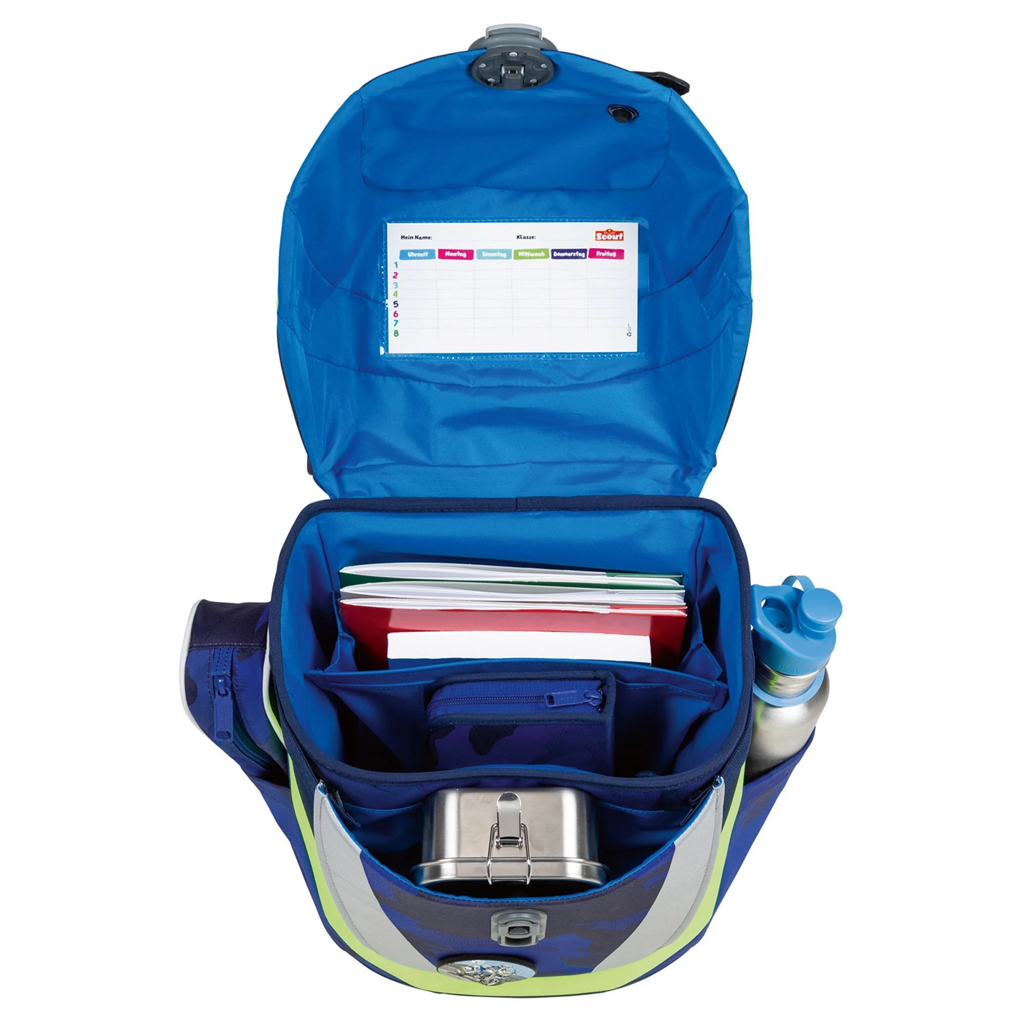 Scout Sunny II Lightweight Schulranzen-Set 4tlg. In Blue Police 5 Scout Sunny II Lightweight Schulranzen-Set 4tlg. In Blue Police – Bild 5