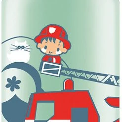Sigg Alu-Trinkflasche MIRACLE Kids Fireman, 400 Ml, Verschluss Mit Integriertem...