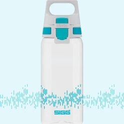 Sigg Tritan-Trinkflasche TOTAL CLEAR ONE My Planet Aqua 500 Ml, WMB-Verschluss -Yeaz Geschäft sigg tritan trinkflasche total clear one my planet aqua 500 ml wmb verschluss 2