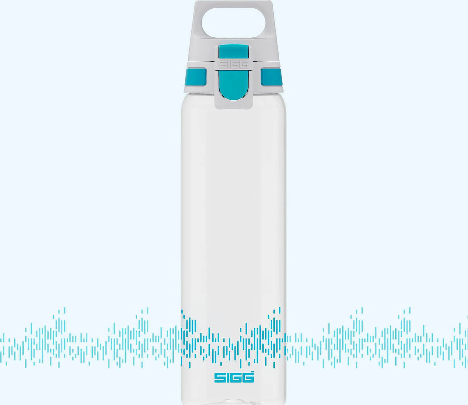 Sigg Tritan-Trinkflasche TOTAL CLEAR ONE My Planet Aqua 750 Ml, WMB-Verschluss 3 Sigg Tritan-Trinkflasche TOTAL CLEAR ONE My Planet Aqua 750 Ml, WMB-Verschluss – Bild 3