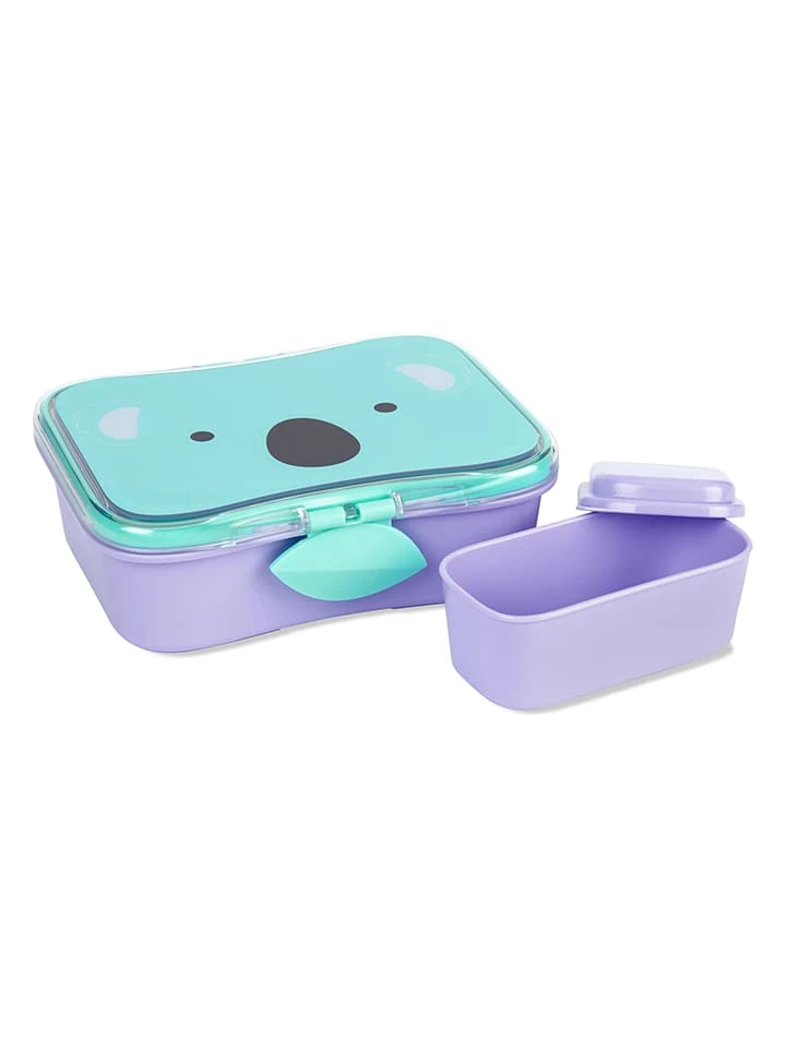 Skip Hop Brotdose "Koala" In Flieder/ Türkis - (B)13,6 X (H)13,6 Cm 1 Skip Hop Brotdose "Koala" In Flieder/ Türkis - (B)13,6 X (H)13,6 Cm