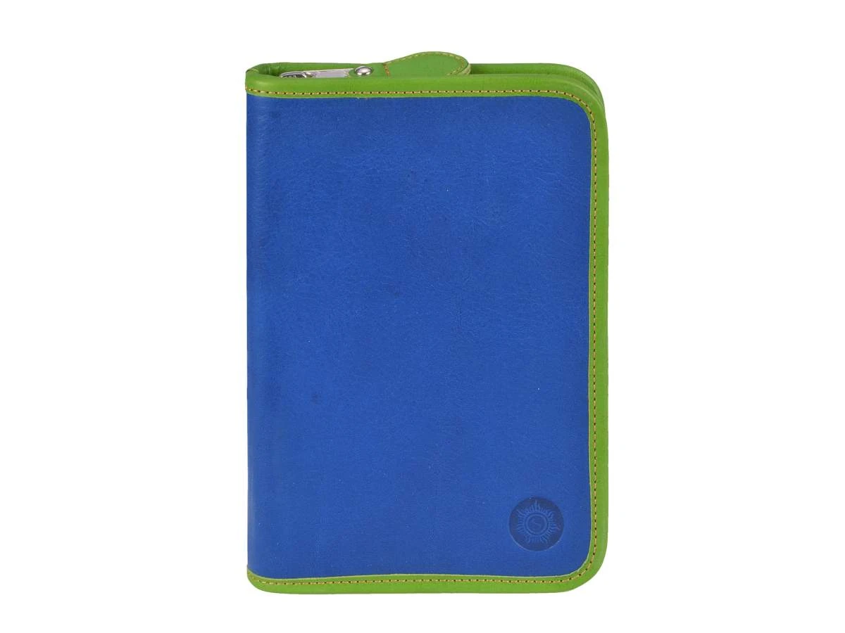 Sonnenleder Schüleretui Lasse 1-teilig In Blau-hellgrün 1 Sonnenleder Schüleretui Lasse 1-teilig In Blau-hellgrün