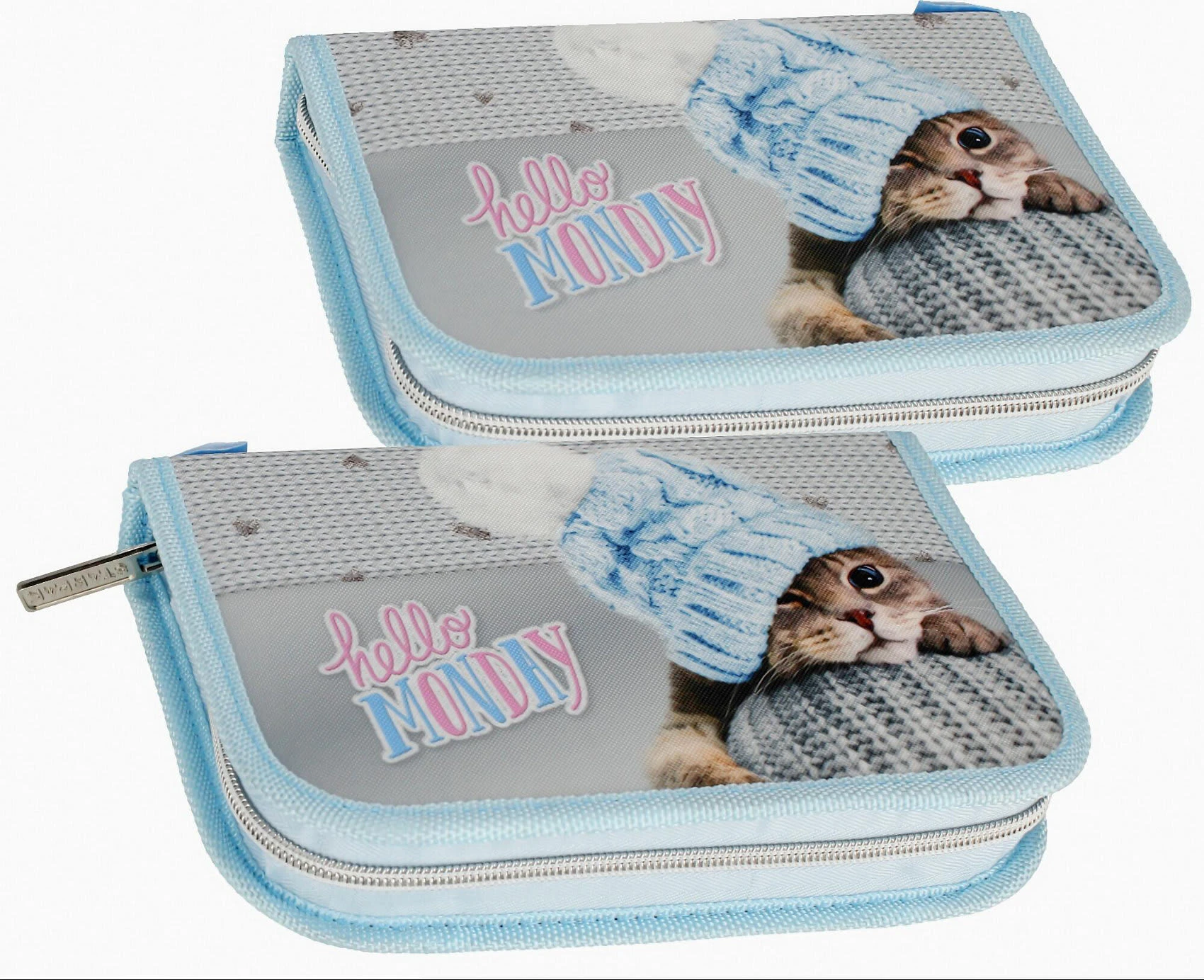 Starpak Federmäppchen Kitty Blue, Unbefüllt 1 Starpak Federmäppchen Kitty Blue, Unbefüllt