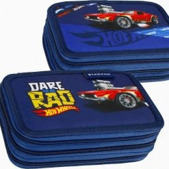 Starpak Triple-Federmäppchen Hot Wheels Befüllt, 35-tlg.