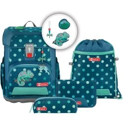 Step By Step Cloud Schulranzen-Set 5tlg. In Tropical Chameleon