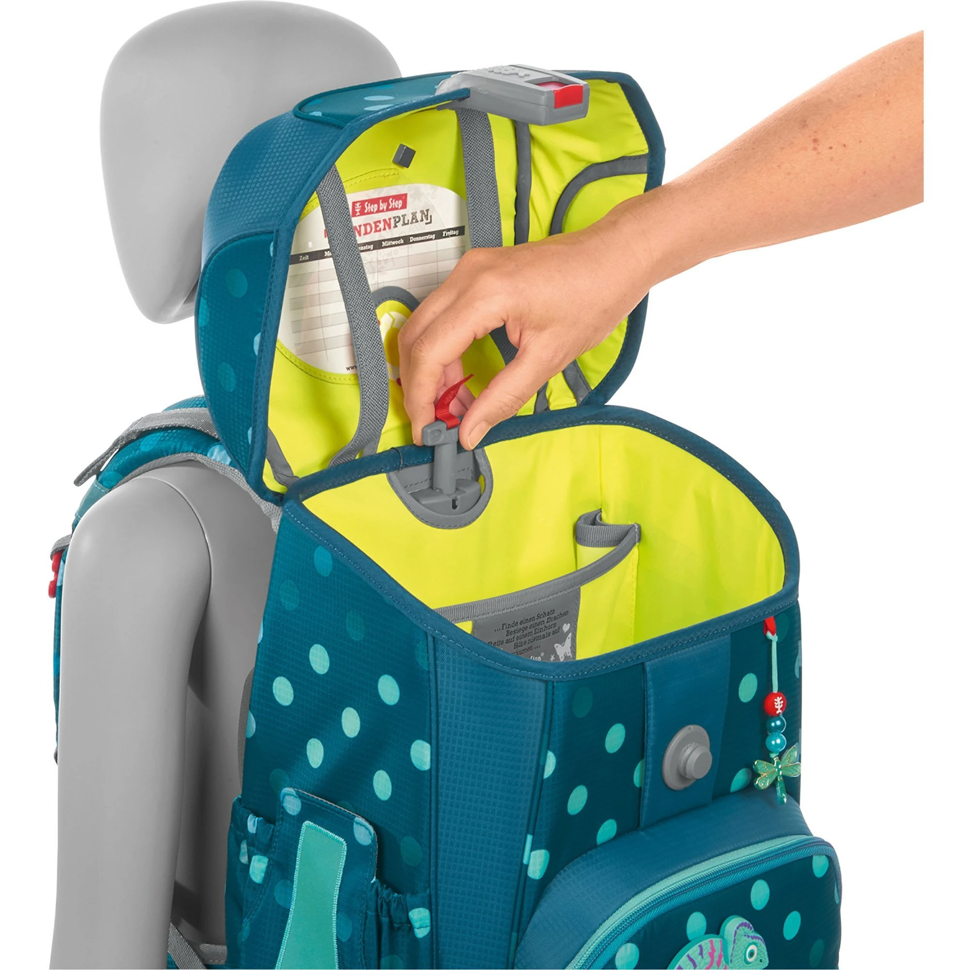 Step By Step Cloud Schulranzen-Set 5tlg. In Tropical Chameleon 5 Step By Step Cloud Schulranzen-Set 5tlg. In Tropical Chameleon – Bild 5