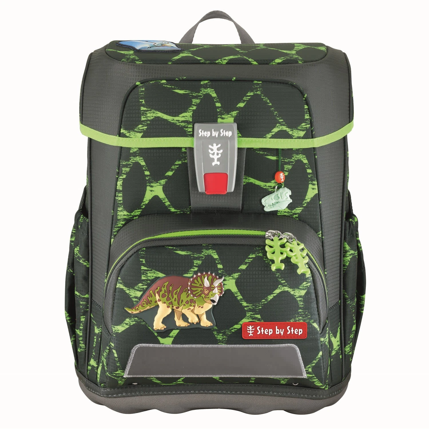 Step By Step Grundschulranzen Dino Tres 5-teiliges Set In Grün 2 Step By Step Grundschulranzen Dino Tres 5-teiliges Set In Grün – Bild 2