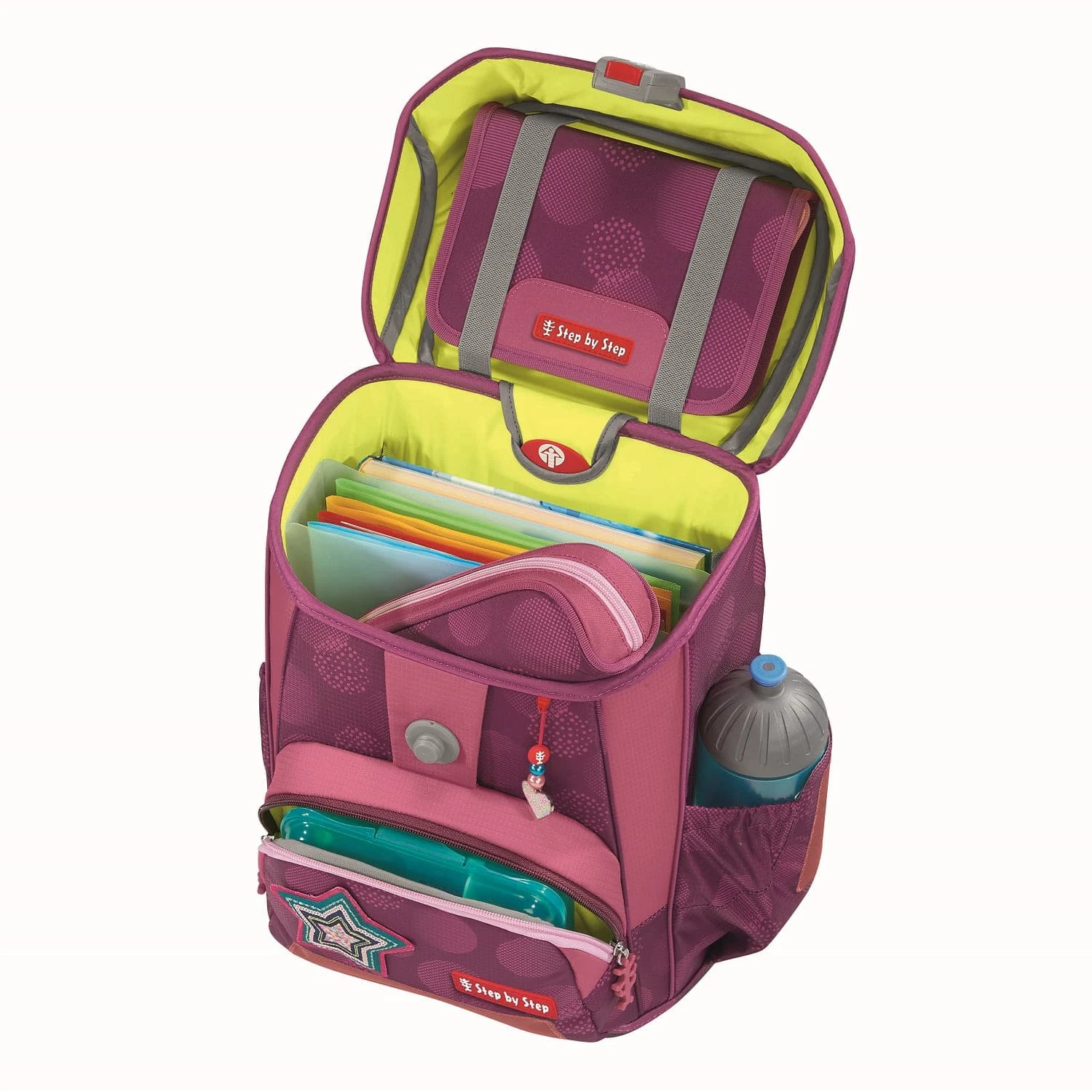 Step By Step Grundschulranzen Glamour Star 5-teiliges Set In Lila 5 Step By Step Grundschulranzen Glamour Star 5-teiliges Set In Lila – Bild 5