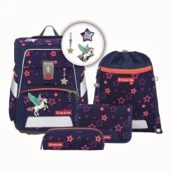 Step By Step Grundschulranzen Pegasus Night Nuala 5-teiliges Set In Lila