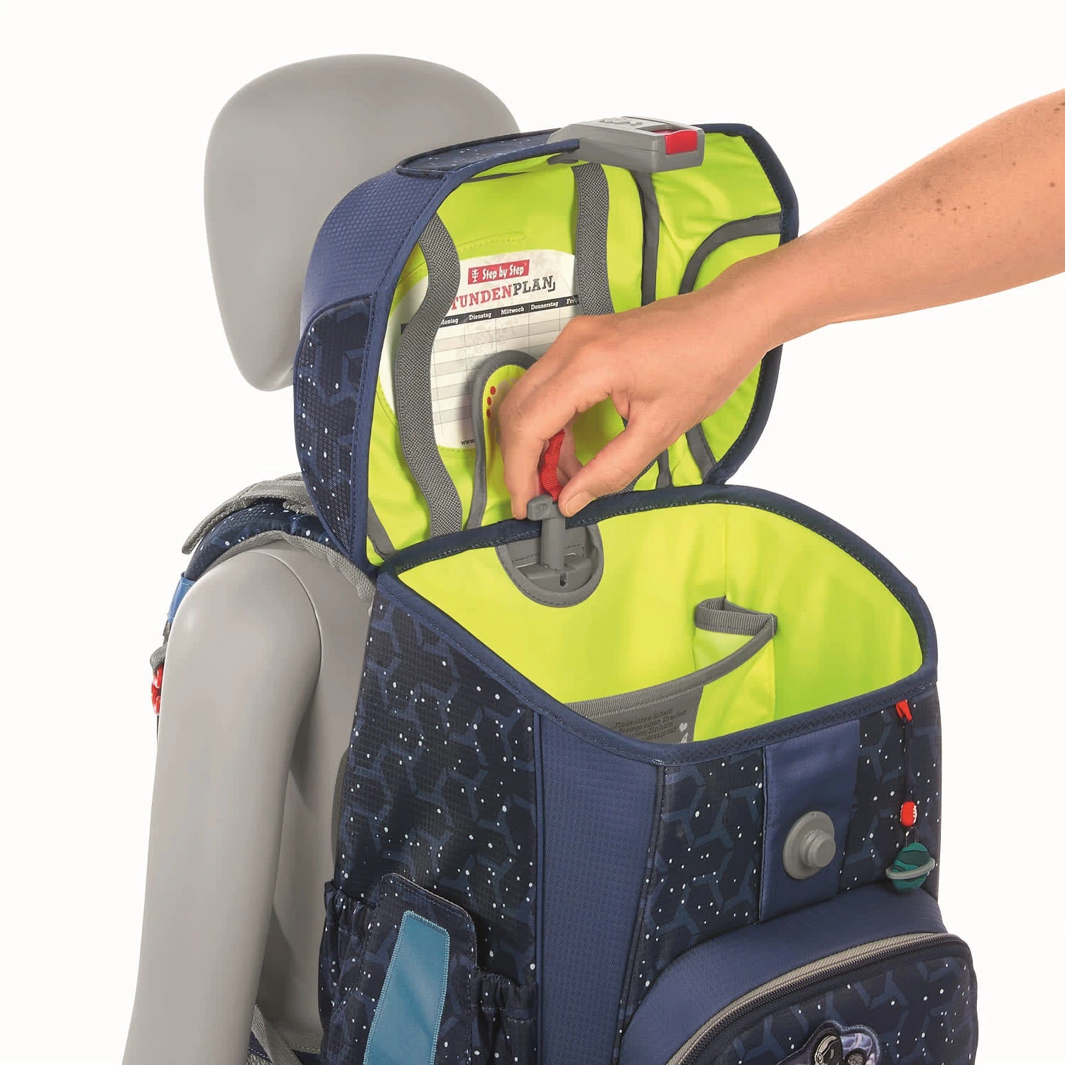 Step By Step Grundschulranzen Star Astronaut 5-teiliges Set In Blau 6 Step By Step Grundschulranzen Star Astronaut 5-teiliges Set In Blau – Bild 6