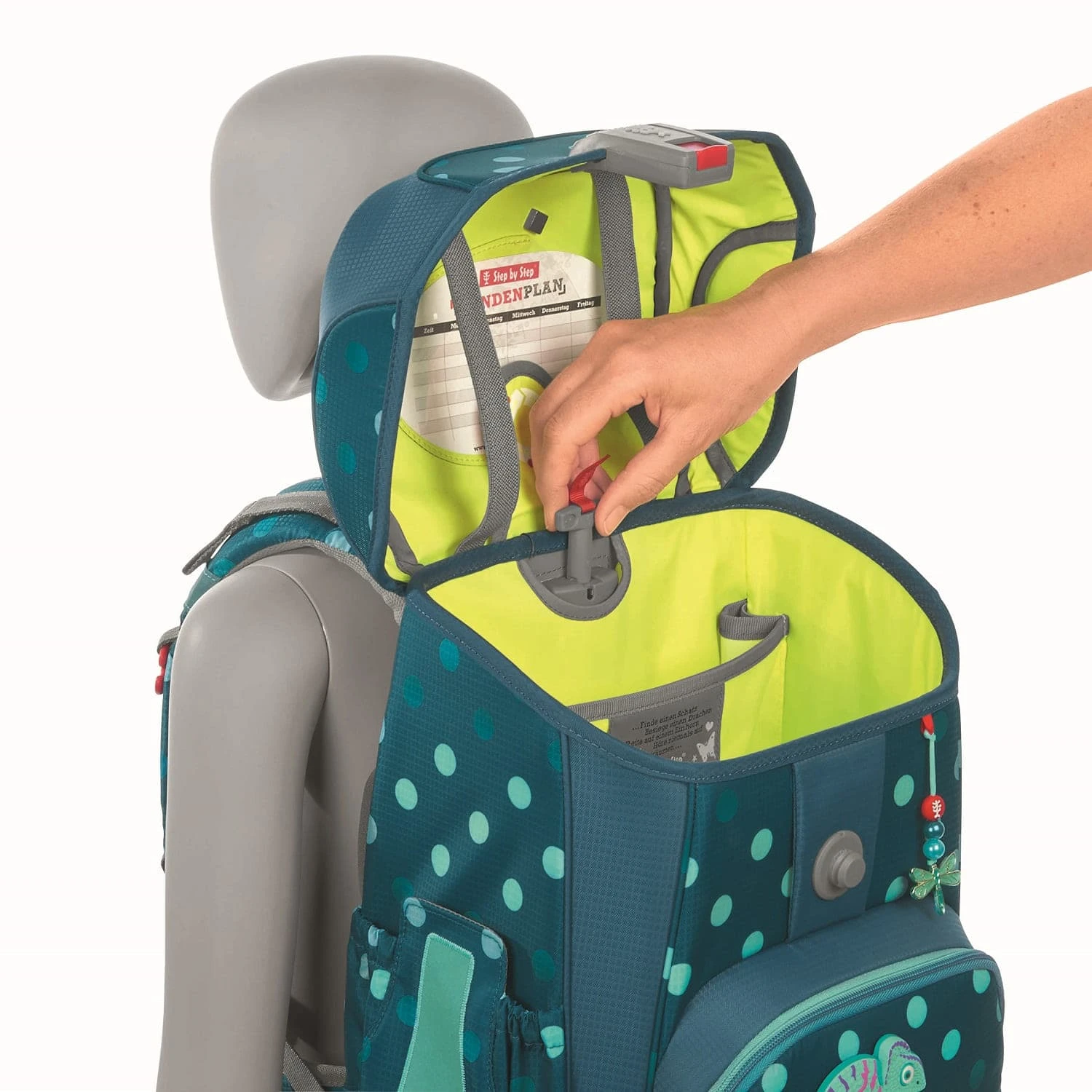 Step By Step Grundschulranzen Tropical Chameleon Set 5-teilig In Blau 6 Step By Step Grundschulranzen Tropical Chameleon Set 5-teilig In Blau – Bild 6