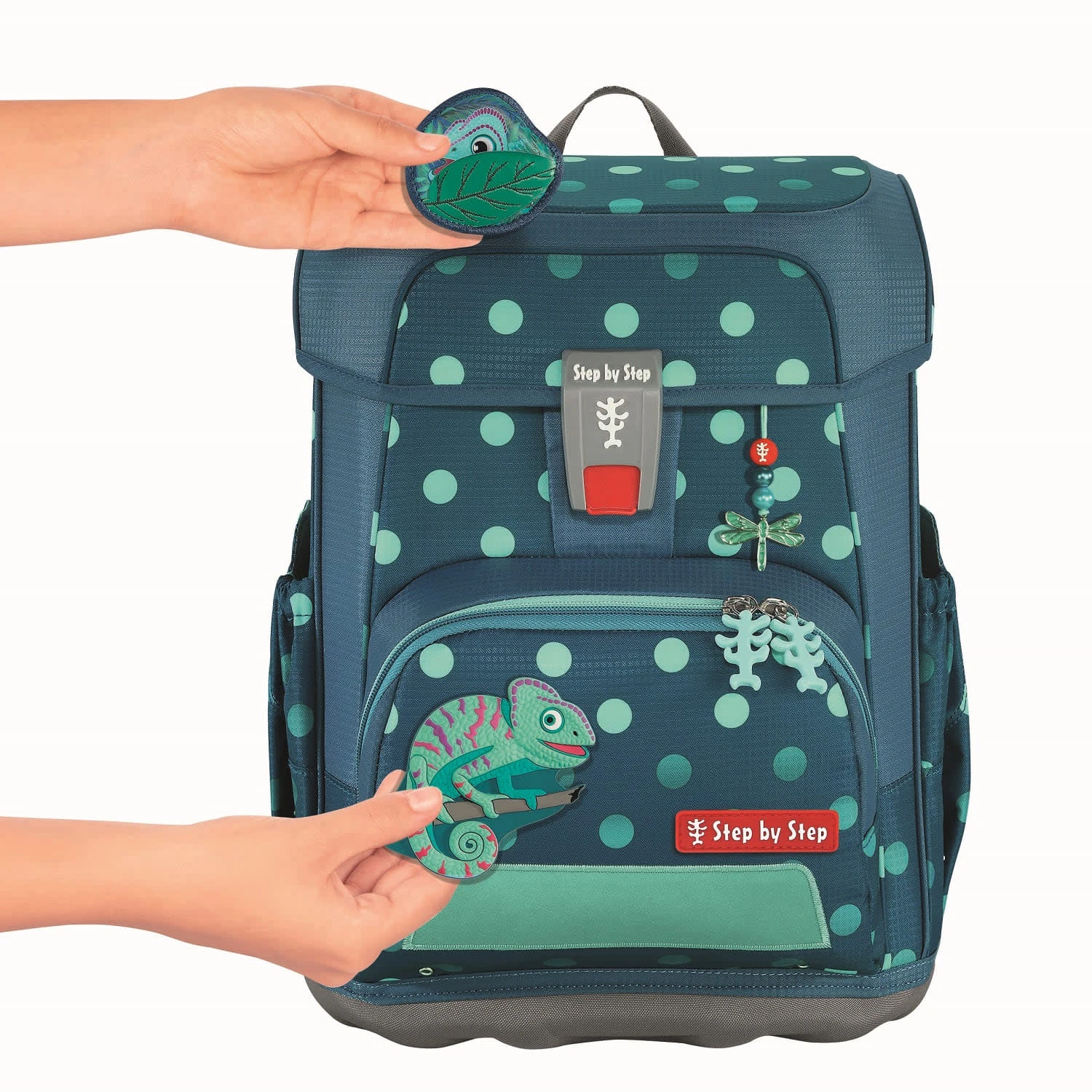 Step By Step Grundschulranzen Tropical Chameleon Set 5-teilig In Blau 7 Step By Step Grundschulranzen Tropical Chameleon Set 5-teilig In Blau – Bild 7