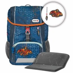 Step By Step Kid Schleich Kinderrucksack-Set 3tlg. In Lavadragon2