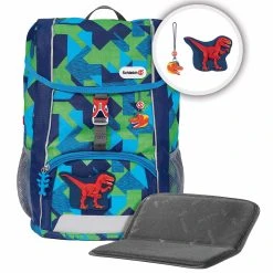 Step By Step Kid Schleich Kinderrucksack-Set 3tlg. In Velociraptor