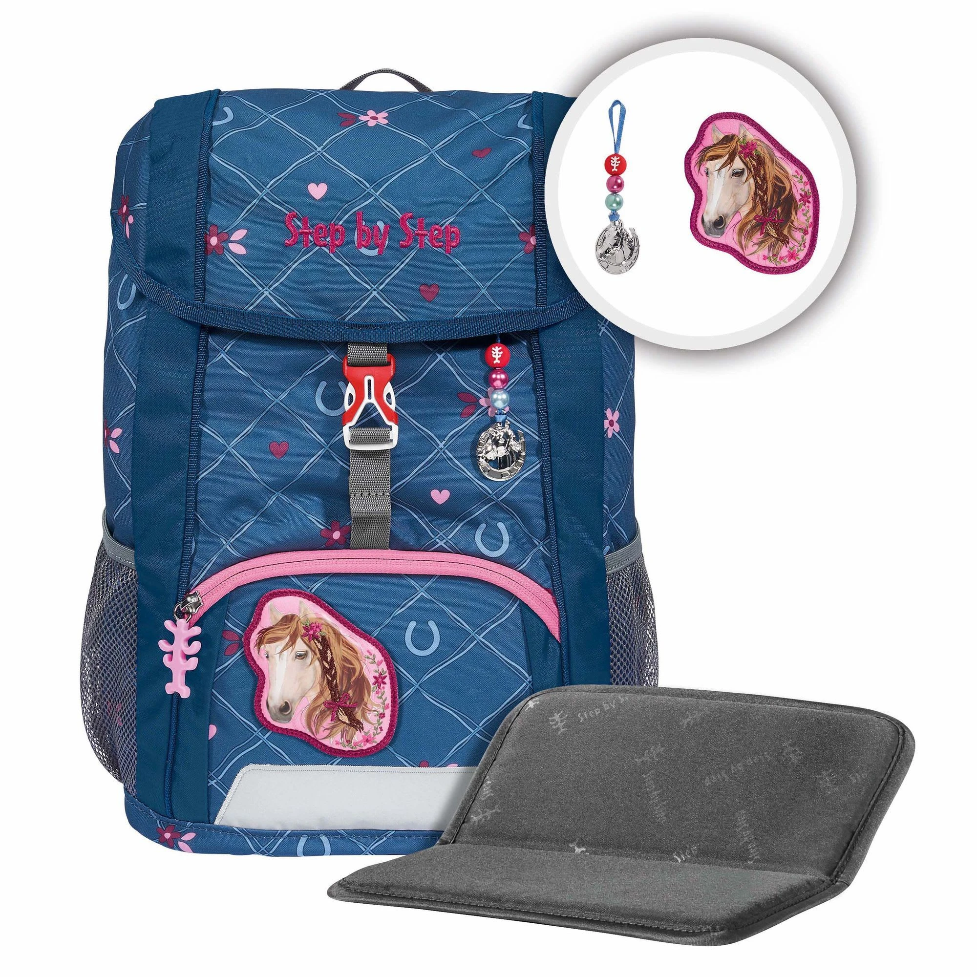 Step By Step Kid Schulranzen-Set 3-tlg. In Horse Lima 1 Step By Step Kid Schulranzen-Set 3-tlg. In Horse Lima