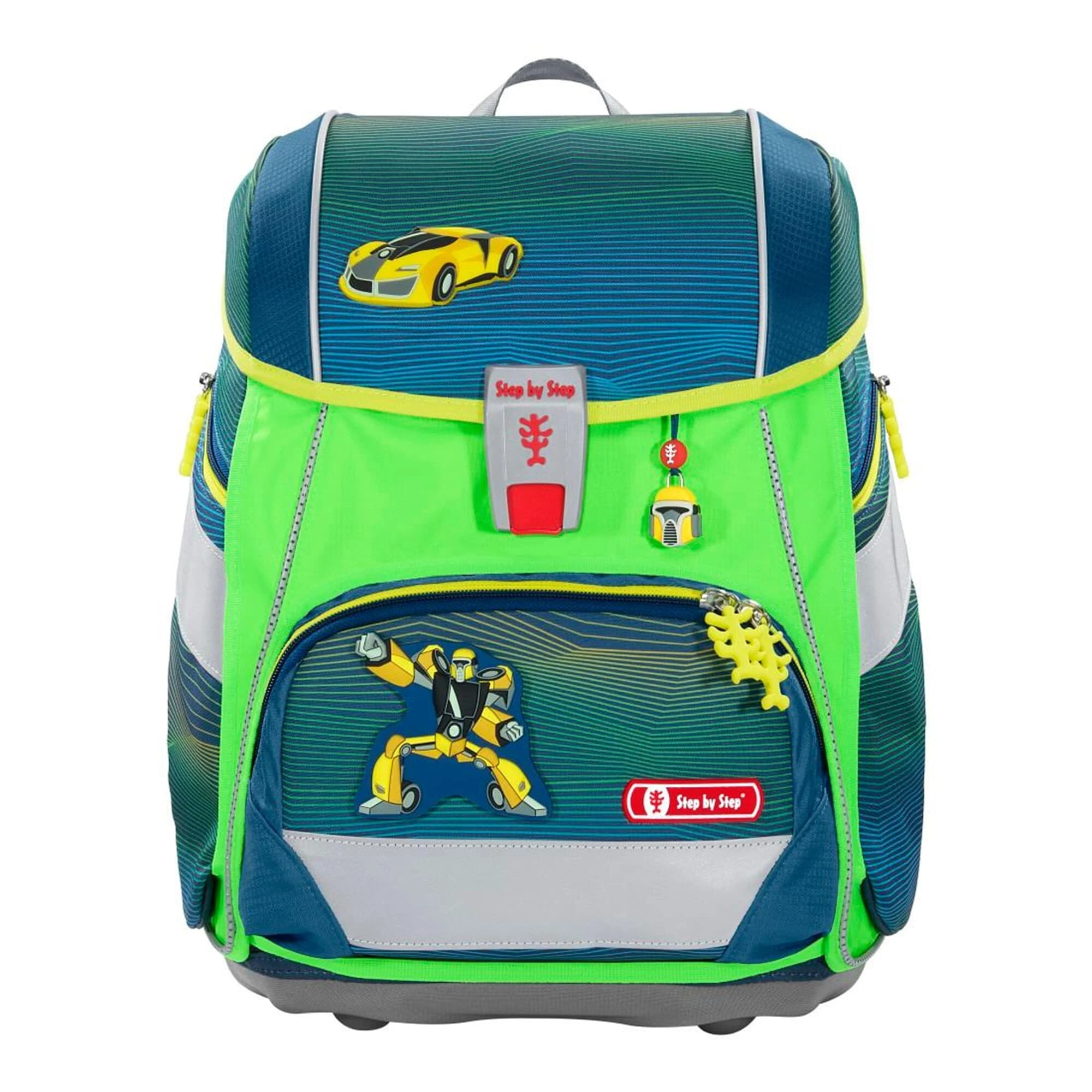 Step By Step Ranzen-Überzug Neon Pull-Over Für 2IN1 PLUS In Grün 2 Step By Step Ranzen-Überzug Neon Pull-Over Für 2IN1 PLUS In Grün – Bild 2