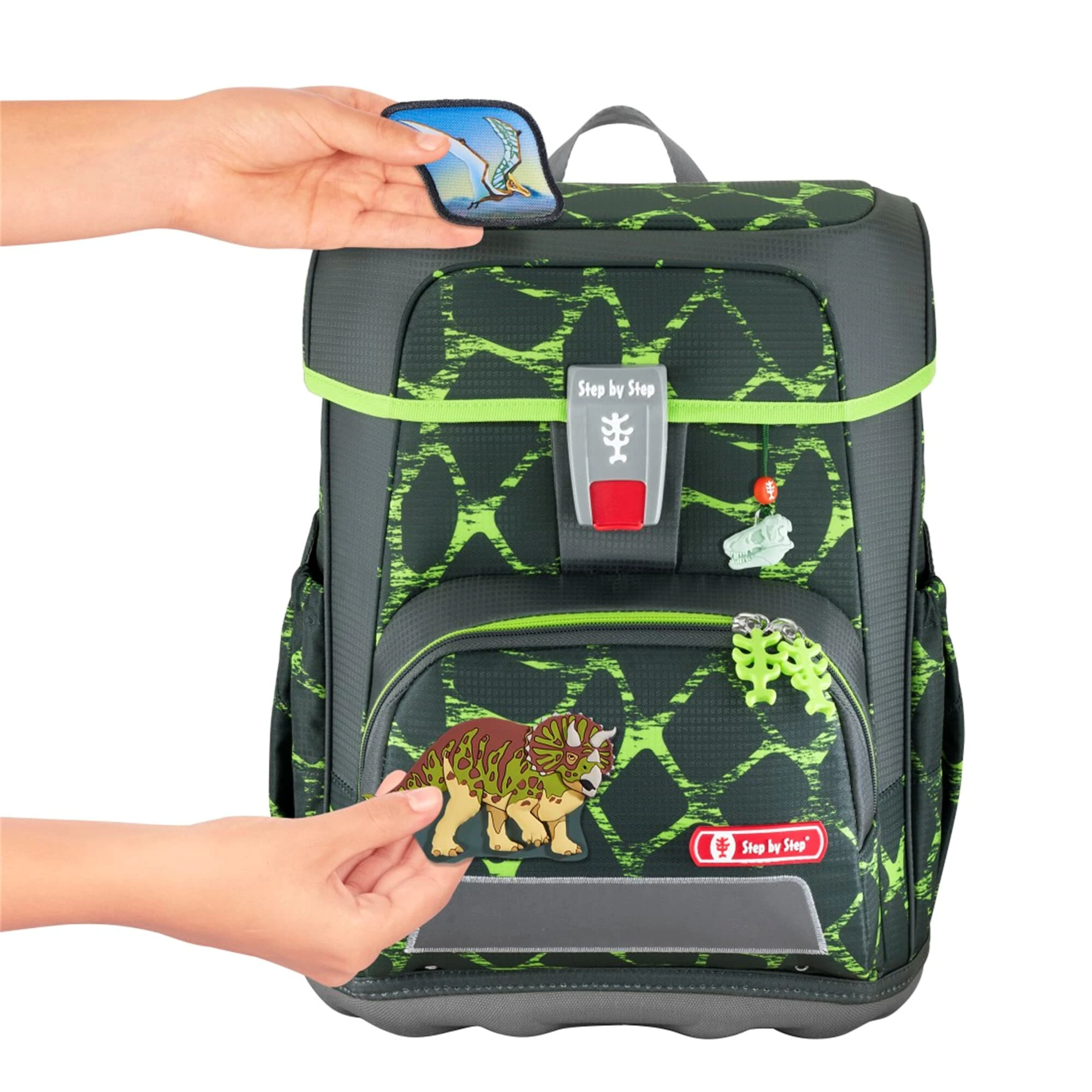 Step By Step Ranzen-Zubehör-Set MAGIC MAGS In Dino Tres 3 Step By Step Ranzen-Zubehör-Set MAGIC MAGS In Dino Tres – Bild 3