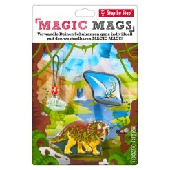 Step By Step Ranzen-Zubehör-Set MAGIC MAGS In Dino Tres