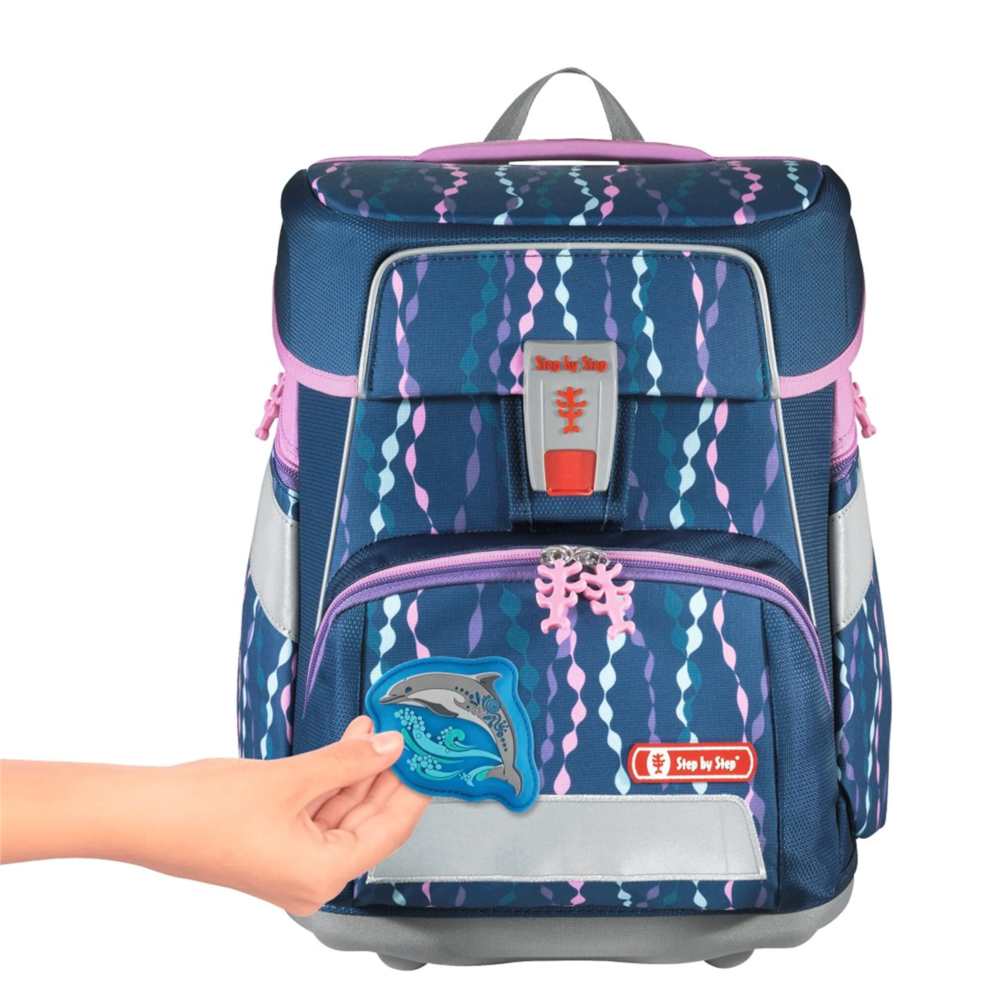 Step By Step Ranzen-Zubehör-Set MAGIC MAGS In Jumping Dolphin Fips 3 Step By Step Ranzen-Zubehör-Set MAGIC MAGS In Jumping Dolphin Fips – Bild 3