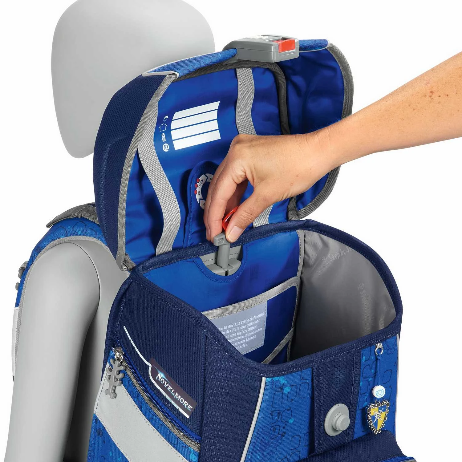 Step By Step Schulranzen SPACE PLAYMOBIl Novelmore Arwynn 5-teilig In Blau 5 Step By Step Schulranzen SPACE PLAYMOBIl Novelmore Arwynn 5-teilig In Blau – Bild 5