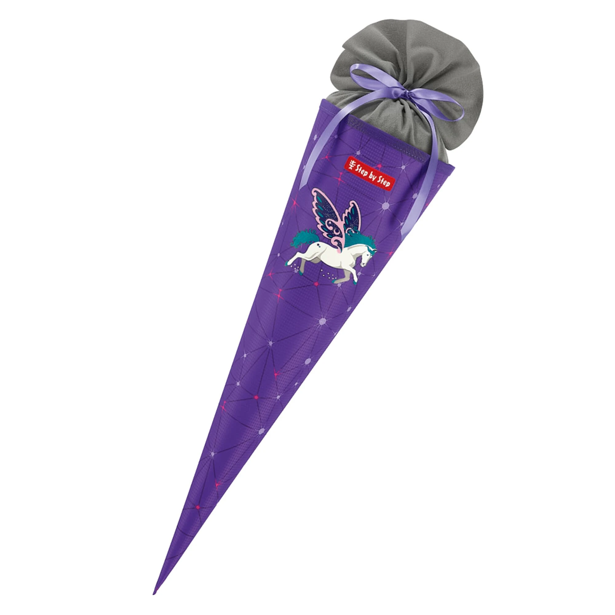 Step By Step Schultüte, Mit Eingenähtem Bändchen In Dreamy Pegasus Shadow 1 Step By Step Schultüte, Mit Eingenähtem Bändchen In Dreamy Pegasus Shadow