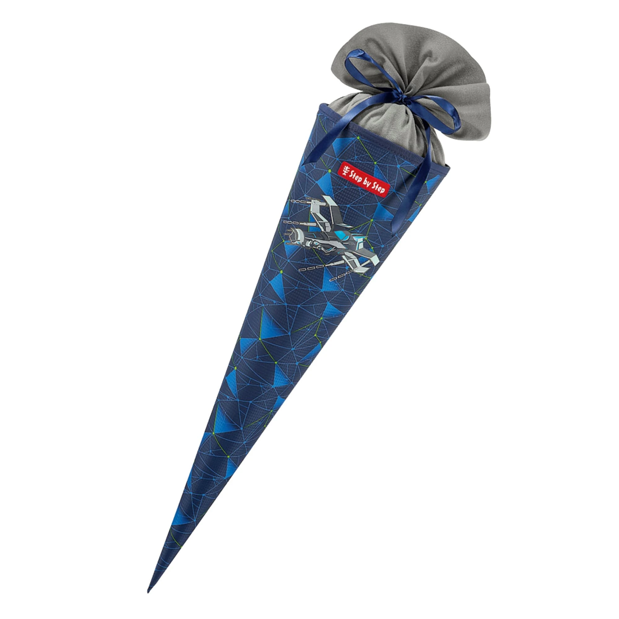 Step By Step Schultüte, Mit Eingenähtem Bändchen In Starship Sirius 1 Step By Step Schultüte, Mit Eingenähtem Bändchen In Starship Sirius