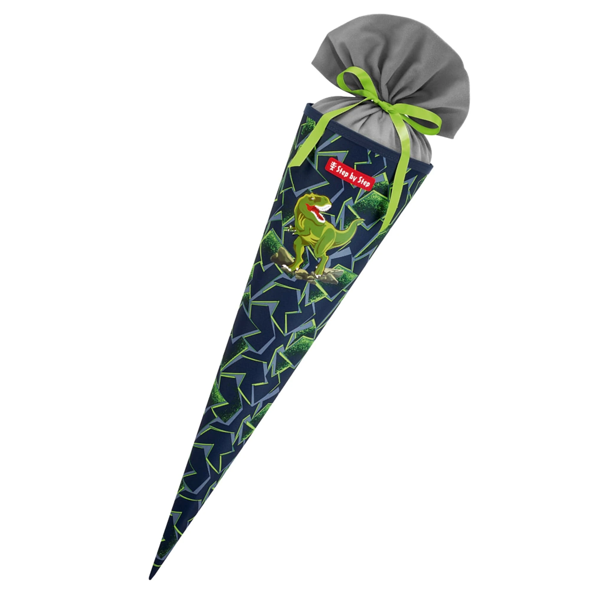 Step By Step Schultüte, Mit Eingenähtem Bändchen In Wild T-Rex Taro 1 Step By Step Schultüte, Mit Eingenähtem Bändchen In Wild T-Rex Taro