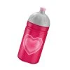 Step By Step Trinkflasche, 0,5 L, Für Kindergarten Und Schule In Glitter Heart Hazle, Rosa
