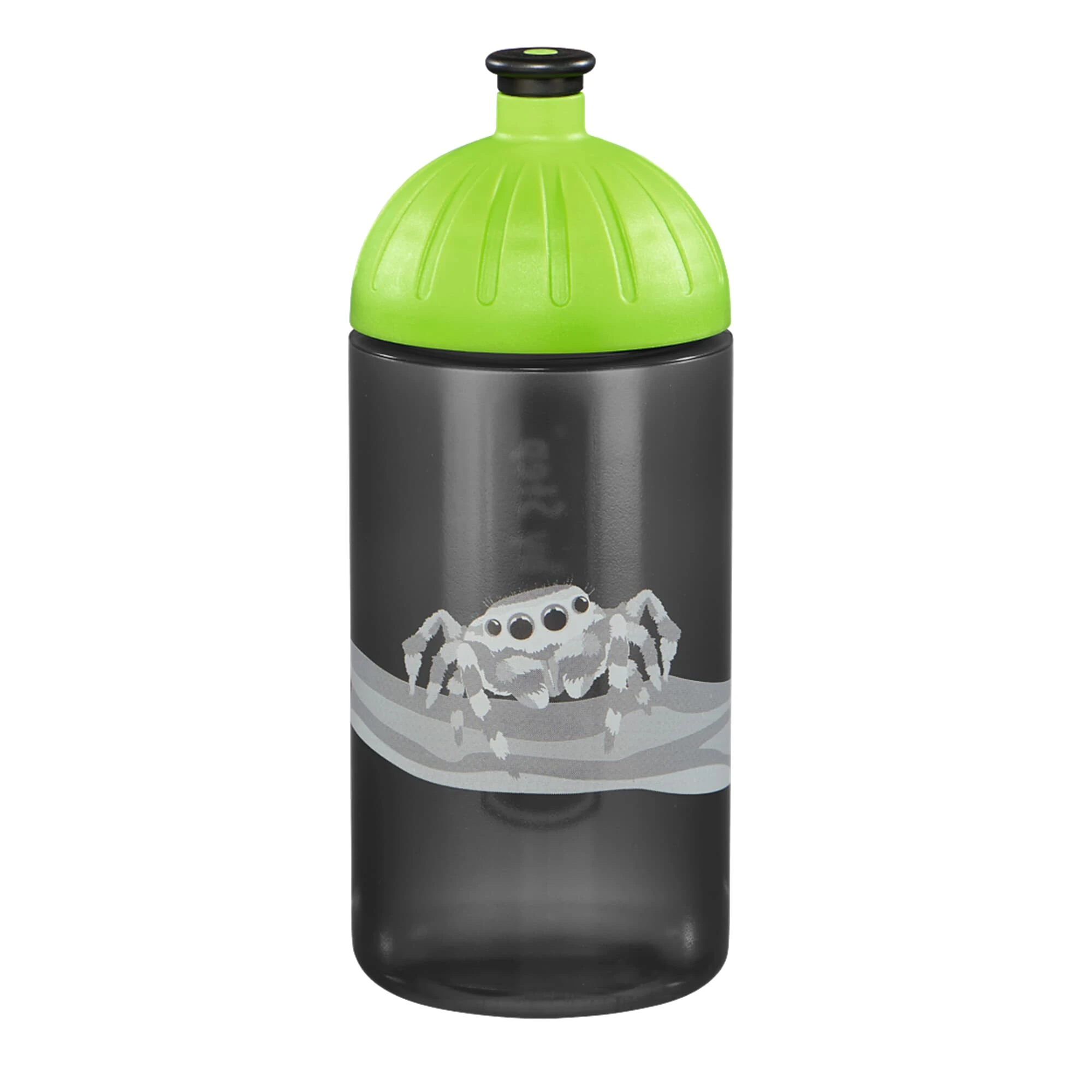 Step By Step Trinkflasche, 0,5 L, Für Kindergarten Und Schule In Jumping Spider, Grau 1 Step By Step Trinkflasche, 0,5 L, Für Kindergarten Und Schule In Jumping Spider, Grau