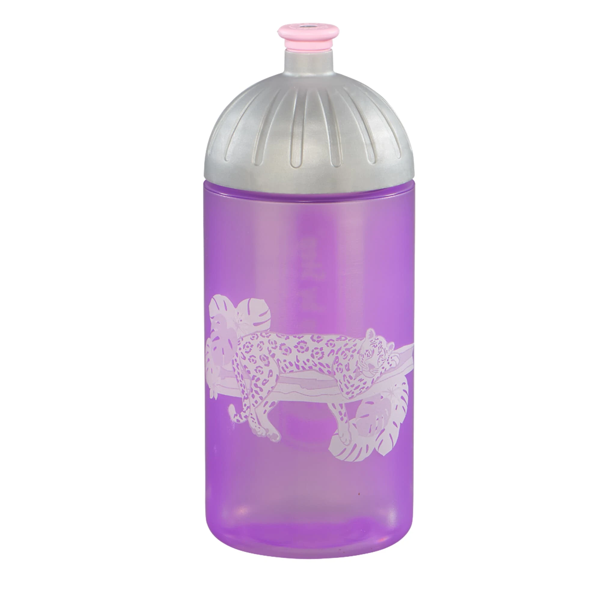Step By Step Trinkflasche, 0,5 L, Für Kindergarten Und Schule In Jungle Cat, Lila 1 Step By Step Trinkflasche, 0,5 L, Für Kindergarten Und Schule In Jungle Cat, Lila