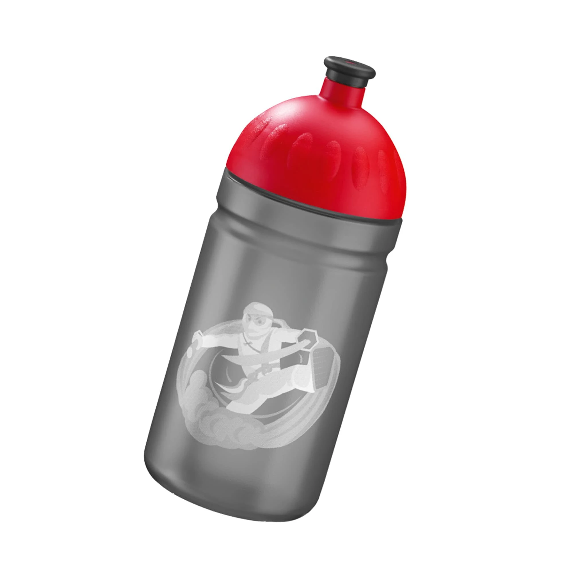 Step By Step Trinkflasche, 0,5 L, Für Kindergarten Und Schule In Ninja Yuma, Schwarz 1 Step By Step Trinkflasche, 0,5 L, Für Kindergarten Und Schule In Ninja Yuma, Schwarz