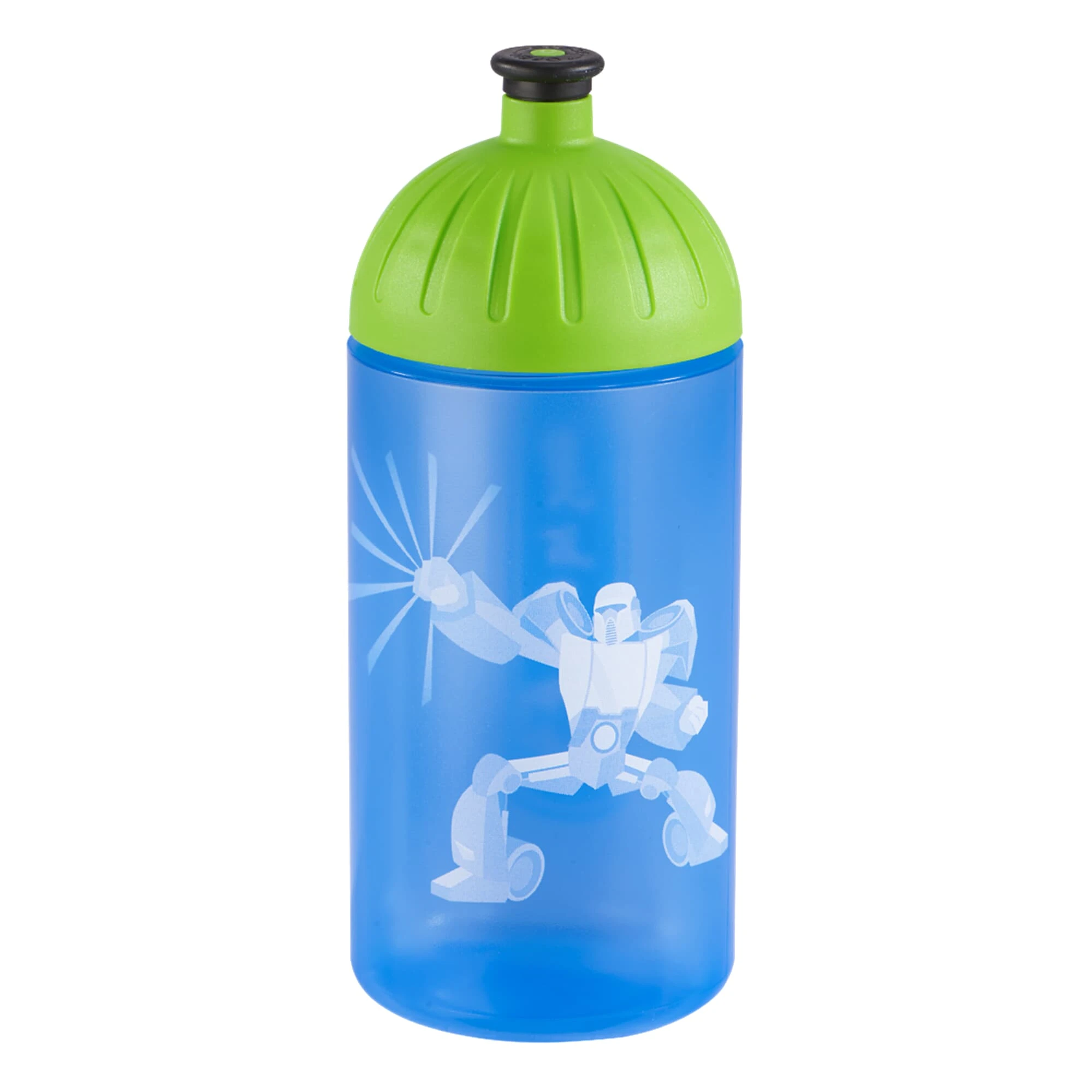 Step By Step Trinkflasche, 0,5 L, Für Kindergarten Und Schule In Power Robot, Blau 1 Step By Step Trinkflasche, 0,5 L, Für Kindergarten Und Schule In Power Robot, Blau