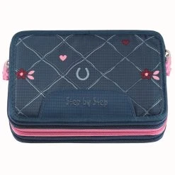 Step By Step XXL-Mäppchen Horse Lima Set 43-teilig In Blau/rosa